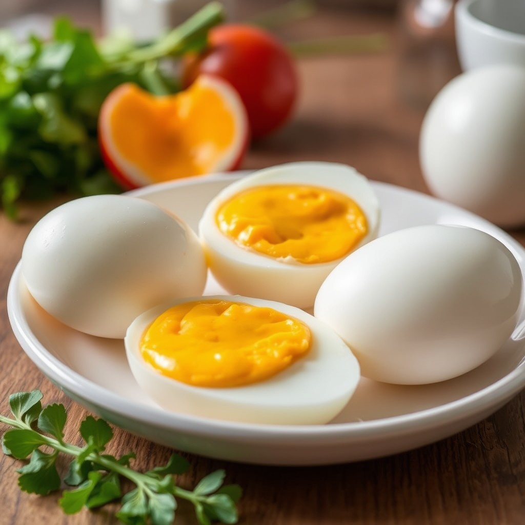 Portion of 3 Boiled Eggs